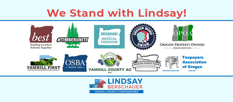 Endorsements for Lindsay Berschauer - Yamhill County Commissioner